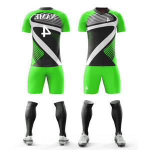 Design All Season Breathable <b>Compression</b> Soccer Wear Suit Jersey with Short Set Football Training Wear Player Uniform Sets - Product Image 4