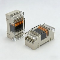 Module de relais 4 canaux Slim 30mm G5NB avec support, voyant LED d'état de fonctionnement, bobine à faible consommation d'énergie