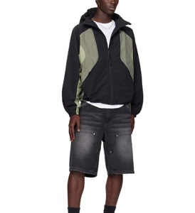 OEM Custom Men's Windbreaker <b>Jacket</b> New Style Solid Pattern <b>Waterproof</b> Windproof For Winter Running Causal <b>Thin</b> Zipper <b>Jacket</b> - Product Image 4