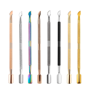 Pousse-cuticules professionnel ultra-affûté en acier inoxydable, double usage, réutilisable pour salon de manucure et usage domestique - Product Image 4