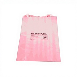 Bolsas de Polietileno de Baja Densidad con Cierre Hermético, Antiestáticas, Color Rosa, para Embalaje de Productos Electrónicos - Product Image 1