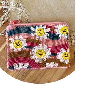 Traditional <b>Seed</b> Beads Coin Pouch Handmade Fashion Purse Fancy <b>Seed</b> Beads Coin Purse with Handmade Zipper Closure - Product Image 6