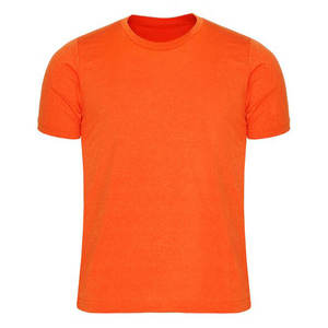 T-shirt en tricot uni violet à col rond et manches courtes pour homme, coupe classique, vêtement décontracté - Product Image 3