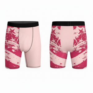 100% Polyester High Quality Sportswear MMA Clothing Compression Shorts OEM ODM Custom Own Design Sublimation Boxing Shorts - Product Image 6