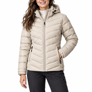 Wholesale Winter Camping Hiking <b>Waterproof</b> <b>Puffer</b> <b>Jacket</b> for Ladies Custom Logo Stylish Winter <b>Puffer</b> <b>Jacket</b> for <b>Women</b> - Product Image 1