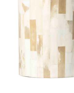 Lampe de table Art Déco en os, faite à la main et sur mesure, avec forme personnalisée pour les intérieurs de luxe de chambre à coucher - Product Image 2