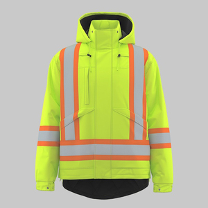 Chaqueta de Seguridad de Alta Visibilidad Clase 3, Impermeable y Reflectante para Uso Industrial - Product Image 1