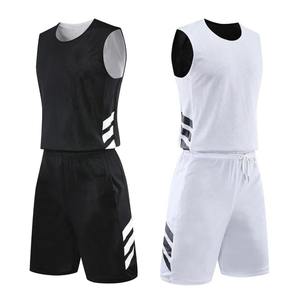 Maillots de basket-ball personnalisés pour jeunes et adultes, uniformes de basket-ball réversibles, vêtements de basket-ball respirants double face - Product Image 6