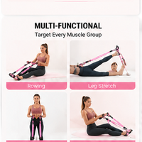 Bande de Résistance à Pédale Réglable pour Abdominaux, Taille, Bras, Core, ABS, Jambes – Équipement d'Exercice pour Sit-up