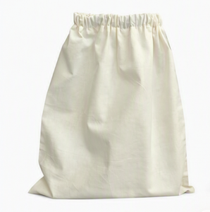 COTTON FIELD High Quality Eco-friendly Reusable Custom <b>Drawstring</b> Cotton Shopping <b>Bags</b> with Custom Logo & Color Promotional Use - Product Image 3