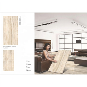 กระเบื้องพอร์ซเลนเคลือบเงาขนาดใหญ่ 900x1800 มม. รุ่น Aric Beige ลายหินอ่อนขัดเงา ทนกรด กันลื่น ผลิตจากเซรามิกซินเทอร์สโตน - Product Image 3