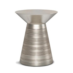 Modern Minimalist Metal Coffee <b>Table</b> With Conical Base For Living Room Furniture - Product Image 1