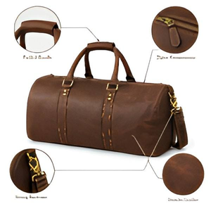 Bolsa de Viaje de Poliéster de Lujo para Hombre, Ligera, de 15 Pulgadas, con Cierre de Cremallera, para Negocios, Gimnasio y Escapadas de Fin de Semana - Product Image 3