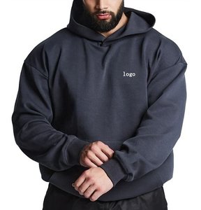 Sweat-shirts à capuche surdimensionnés pour hommes de haute qualité, imprimés sur mesure, en molleton de coton, pour les marques de mode et les collections streetwear - Product Image 5