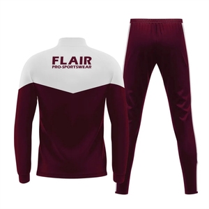 Men's Retro High Quality Soccer Jersey Track Suit Winter Sports <b>Set</b> with Customizable Name and Logo Printing - Product Image 2