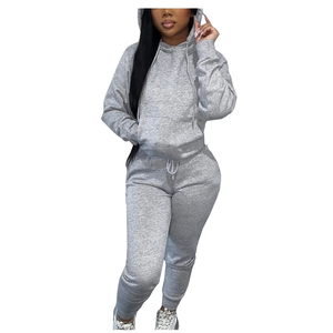 Conjunto Deportivo para Mujer 2026, Top Corto con Capucha, Pantalones con Cordón, Pantalones Deportivos y Sudadera con Capucha - Product Image 4