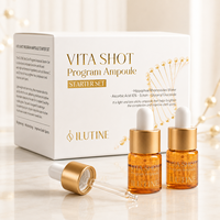 Sérum Visage Éclaircissant Anti-Âge à l'Alpha Arbutine, Acide Hyaluronique, Glycérine, Collagène d'Escargot, Vitamine C et Niacinamide