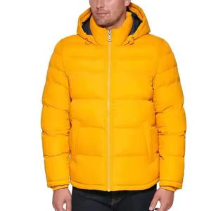 Men’s Thermal Puffer Jacket Winter Hooded Quilted <b>Coat</b> Warm Insulated Lightweight Windproof Outdoor Casual Cold Weather - Product Image 1