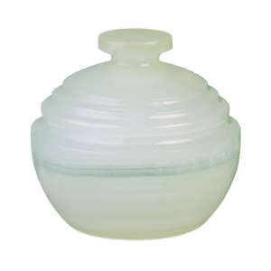 Pot à bonbons en onyx blanc pour la vente en ligne, best-seller, élégant, sculpté à la main, pots en onyx et marbre en gros - Product Image 1