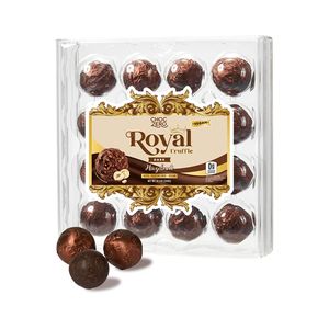 Tartufi Vegani al Cioccolato Fondente e Nocciole, 16 Pezzi Confezionati Singolarmente, 240 Grammi, Prodotti Alimentari e Dolciumi Promozionali - Product Image 1