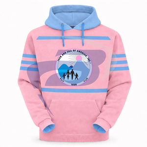 Robe à capuche oversize unie Jack And Jill Of America JAJOA Sorority – Grande taille, respirante, infroissable, style streetwear automne - Product Image 1