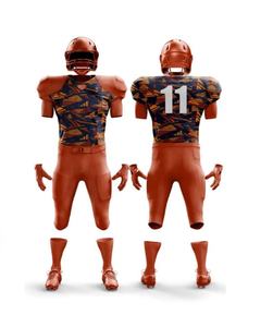 Uniformes de football américain multicolores de qualité supérieure pour hommes, tendance du moment, col en V, manches courtes, logo personnalisé - Product Image 1