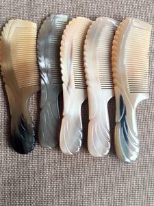 หวีแตรทำจากวัสดุเขาควายธรรมชาติเหมาะสำหรับจัดแต่งทรงผมให้เรียบสินค้าแฮนด์เมดจากเวียดนาม - Product Image 6