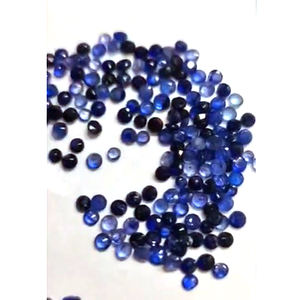 Lot de 740 pierres précieuses en verre saphir bleu de Bangkok, formes ovales 5x3, 4x3, 6x4mm, marquise 6x3, 8x4mm, rondes à facettes 3, 4mm, 295 carats, 177 $ US - Product Image 1
