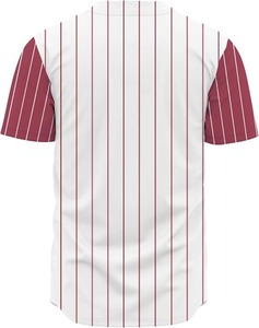 Chemise de baseball personnalisée à col en V pour homme, uniforme de baseball à boutons intégraux, prix d'usine - Product Image 2