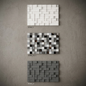 Prix de gros, ciment adhésif 30x45, carreaux muraux 3D, fourniture de matériaux de construction, 300x450, décoration de la maison, couleur, carrelage extérieur - Product Image 1