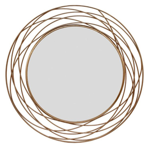 Luxury Gold Metal Flower Wall <b>Mirror</b> Modern Home Decorative <b>Mirror</b> For Living Room Bedroom & Hotel Decor Handcrafted Wall <b>Mirror</b> - Product Image 3