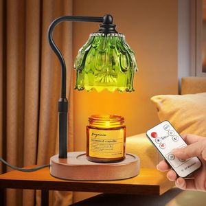 Wireless Remote Control Dimmable Candle Warmer Lamp with <b>Timer</b> Height Adjustable Wax Melts for Jar Candles - Product Image 1