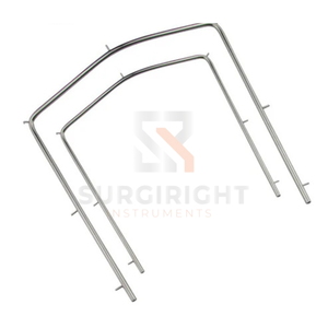 Juego de 2 Marcos Jóvenes para Aislamiento de Dique de Goma Dental, Acero Inoxidable, Certificado CE Clase I, 1 Año de Garantía por Blush Surgical - Product Image 5