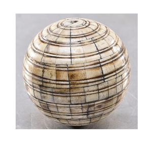 Sphère avec os mosaïque os incrustation boule vitrine décor disponible en différentes tailles boule vitrine Table boule maison salon - Product Image 6