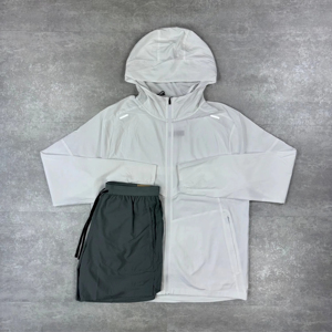 t Travel Tracksuit Hiking Apparel <b>Workout</b> Set Quick Dry Sportswear Full Zip Hooded <b>Jacket</b> Elastic Waist Pants Custom Color - Product Image 6