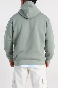 Premium Sage Green <b>Pullover</b> Hoodie – Unisex Heavyweight Fleece Hooded Sweatshirt with Drawstring - Product Image 3