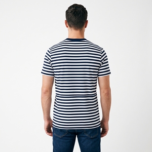 T-shirt décontracté d'été pour homme grande taille à manches courtes, col rond, 100% coton jersey, imprimé en sérigraphie - Product Image 4