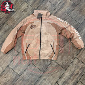 ชุดเซ็ตเสื้อผ้าผู้ชายสไตล์สตรีทแวร์ ผ้าไนลอน กางเกงขาสั้น เสื้อแจ็คเก็ตกันลม ชุดเซ็ต 2 ชิ้น สำหรับฤดูร้อน - Product Image 6