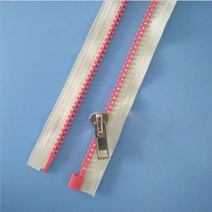 <b>Zipper</b> High Quality Durable Custom Color Open-end Plastic Resin <b>Zipper</b> Clothes <b>Zipper</b> - Product Image 1