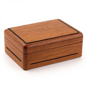 Estuche de puros de madera natural pulida de lujo, diseñado para colecciones exclusivas, que ofrece una estructura duradera y una apariencia elegante. - Product Image 3