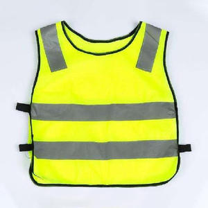 Chaleco de Seguridad Reflectante de Alta Visibilidad para Niños, Ropa de Seguridad Vial de Poliéster para Niños, Venta al Por Mayor OEM - Product Image 4