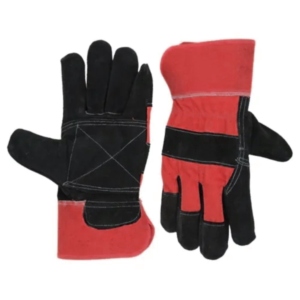 Guantes de Trabajo Antideslizantes de Cuero Vacuno de Primera Calidad, Certificados por la CE, de 11 oz, con Puño de Seguridad para Protección de Manos y Cuerpo - Product Image 4