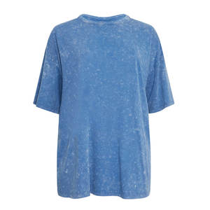 เสื้อยืดผู้หญิงสไตล์วินเทจ โลโก้ด้านหน้า ระบายอากาศได้ดี ผลิตตามสั่ง ขายส่ง ราคาถูก ผ้าฝ้ายย้อมสีธรรมชาติ เป็นมิตรต่อสิ่งแวดล้อม ล้างสีแบบแอซิดวอช - Product Image 5