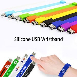 Custom <b>USB</b> <b>Flash</b> <b>Drive</b> 16GB 32GB 64GB Promotional Gift Wristbands with Logo Wrist Band Silicone Bracelet with <b>USB</b> <b>Flash</b> <b>Drive</b> - Product Image 4