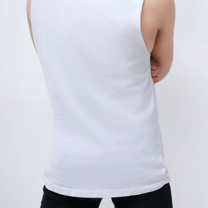 Camisetas sin mangas de secado rápido para gimnasio, ropa deportiva informal para hombre, entrenamiento atlético, diseño de camuflaje, algodón transpirable. - Product Image 5