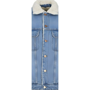 เสื้อแจ็คเก็ตเดนิมถักสำหรับผู้ชาย ราคาดีที่สุด ทรงเข้ารูป สีพื้น เป็นมิตรกับสิ่งแวดล้อม สไตล์วินเทจลำลอง เสื้อคลุมสำหรับฤดูหนาว เสื้อผ้าผู้ชาย - Product Image 6