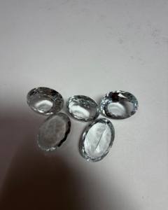 Aguamarina Natural, Corte Esmeralda Ovalado, Facetada, Tamaño Libre, Piedra Preciosa |   Piedra de Aguamarina Azul Suelta para Joyería y Venta al por Mayor - Product Image 6