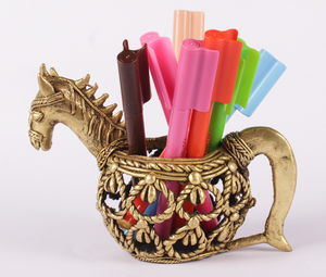 Portalápices de Latón Royal Crafts con Símbolo de Doctor, Organizador de Escritorio, Suministros de Papelería, Portalápices a Precios Económicos - Product Image 6