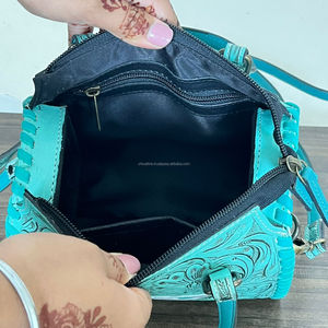 2025 Good Quality Hand Tooled Leather Speedy Duffel <b>Bag</b> Logo Custom Genuine Leather Travel Duffel <b>Bag</b> Handbag <b>for</b> <b>Men</b> & Women - Product Image 6