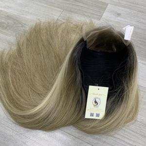 Perruques en dentelle frontale HD 5x5 suisse droite, personnalisées, cuticules alignées, nœuds blanchis, cheveux humains vietnamiens - Product Image 4